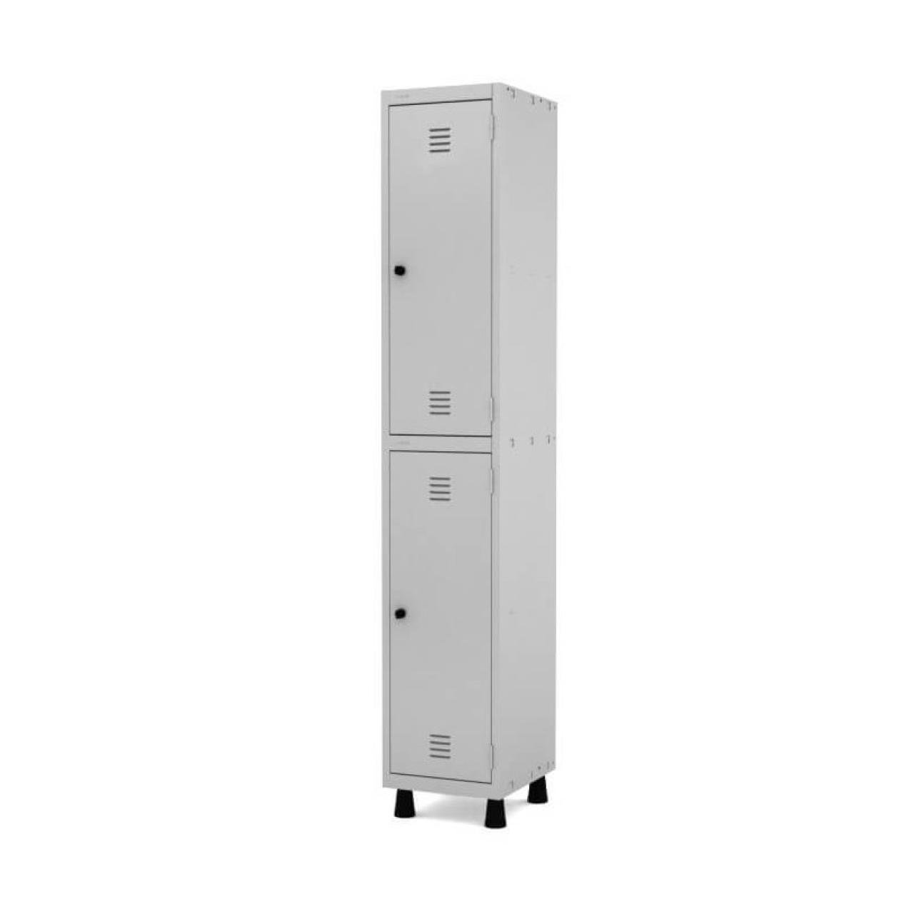 Roupeiro de Aço com 04 PORTAS GRANDES – 1,93×0,69×0,40m – CZ/CZ – PANDIN – 10002