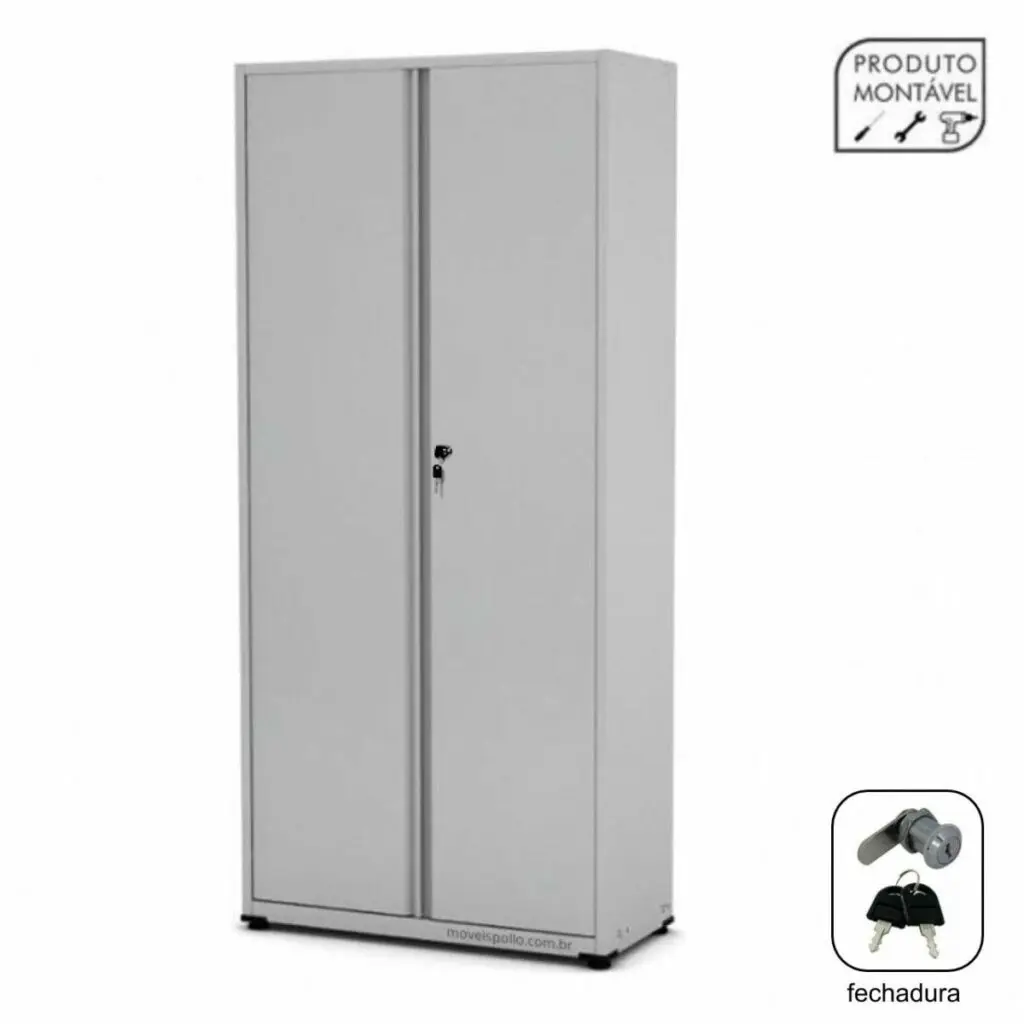 Armário de Aço PA-90 – 2,00×0,90×0,40m – CHAPA # 26 CZCZ – PANDIN -12003
