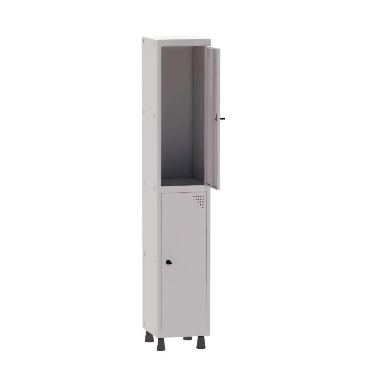 Roupeiro de Aço PAM com 02 PORTAS GRANDES – 1,80×0,35×0,32m – CZCZ – PANDIN – 74201